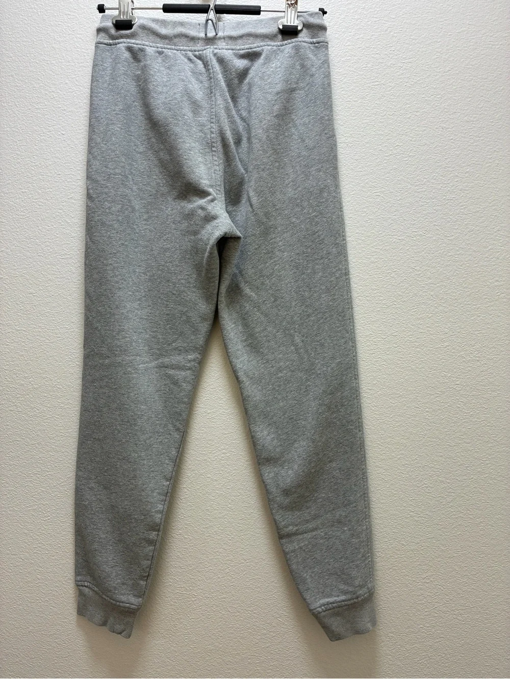J. Crew Light Gray Men's Fleece Joggers with Drawstring